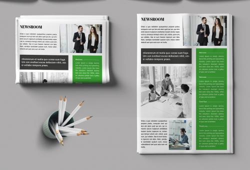 Corporate Business Newsletter Design