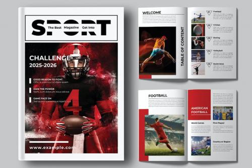 Sport Magazine Template