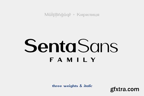 SentaSans Font Family AYWEH5H