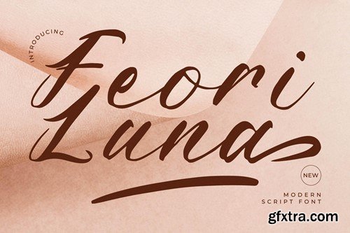 Feori Luna Modern Script Font R2E85PB