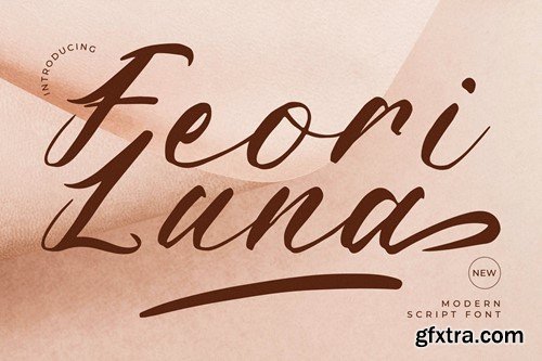 Feori Luna Modern Script Font R2E85PB