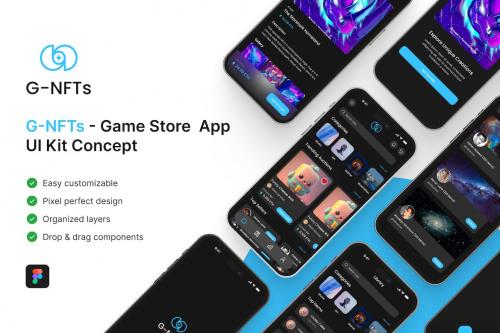 G-NFTs - NFT Marketplace App UI Kit