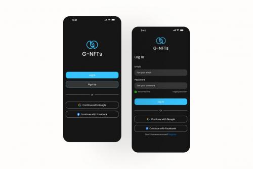 G-NFTs - NFT Marketplace App UI Kit