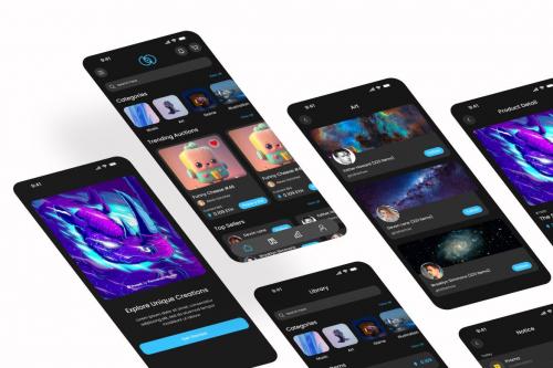 G-NFTs - NFT Marketplace App UI Kit