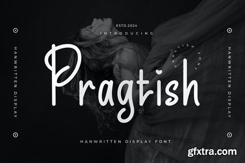 Pragtish - Handwritten Display Font BHYG389