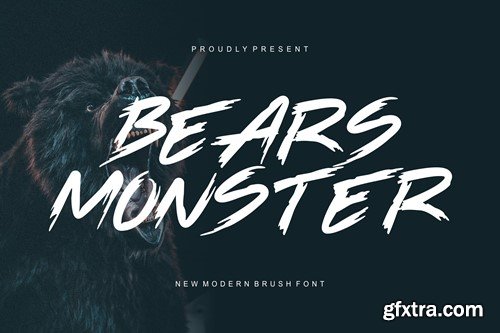 Bears Monster Font F6PAT7F