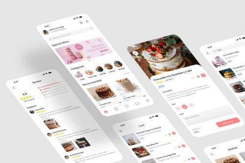 Lucie Bakery - Bakery Ordering App UI Kit