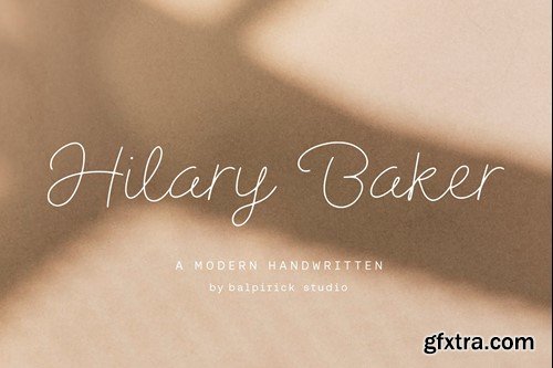 Hilary Baker Script Font CCAQHDP