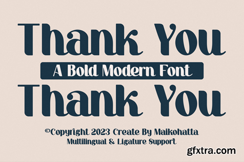 Anekina - Bold Modern Font A45RPZC