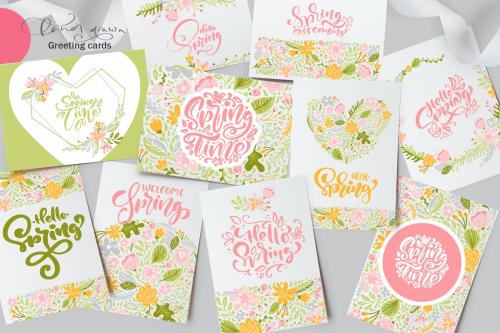 Fresh Feeling Spring Vector Kit SVG