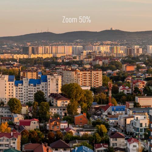 Panoramas of Anapa at sunset