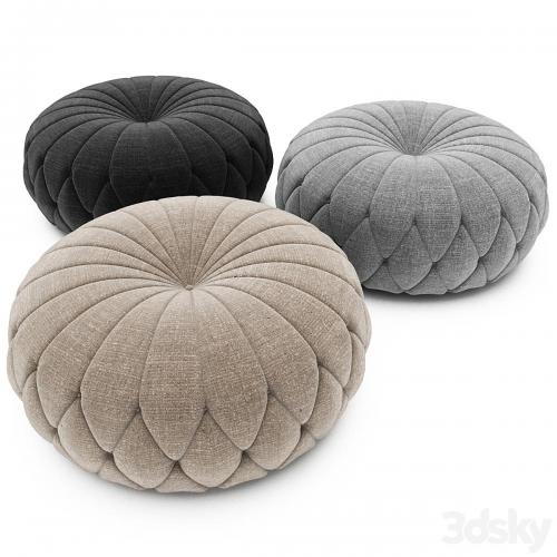 Tufted Round Ottoman