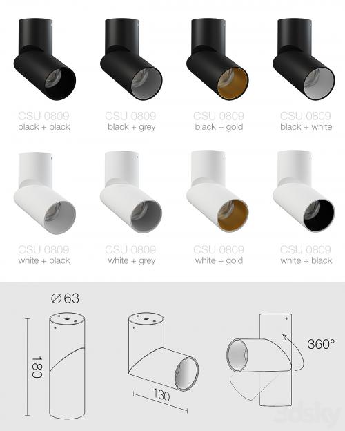 Surface-mounted luminaire Ledron CSU0809