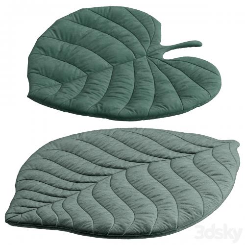 Leaf rug for kids