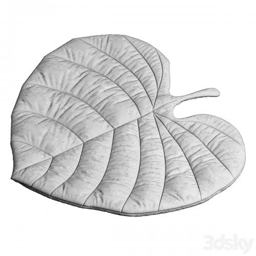 Leaf rug for kids