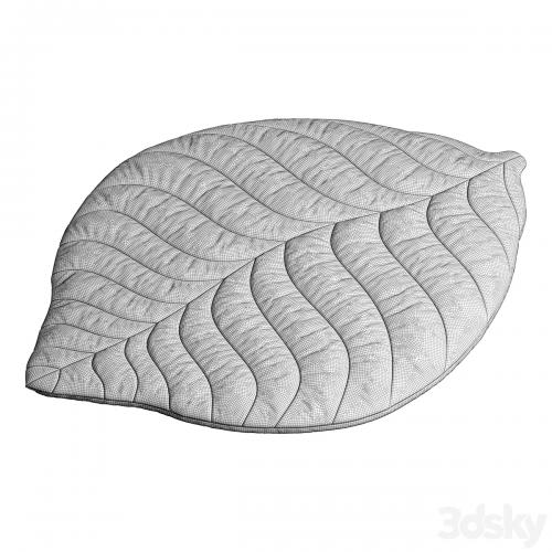 Leaf rug for kids