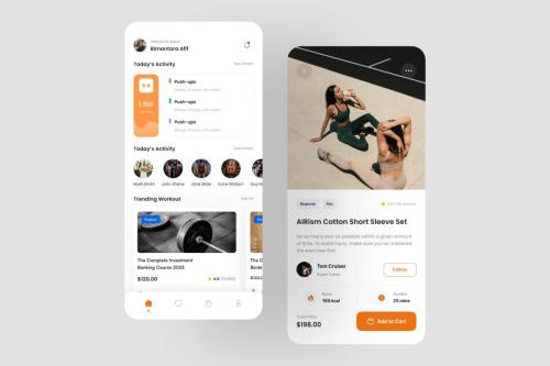 Equality - Fitness App UI Kit