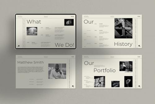 Monochrome Business Presentation Template