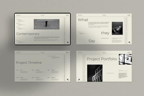 Monochrome Business Presentation Template