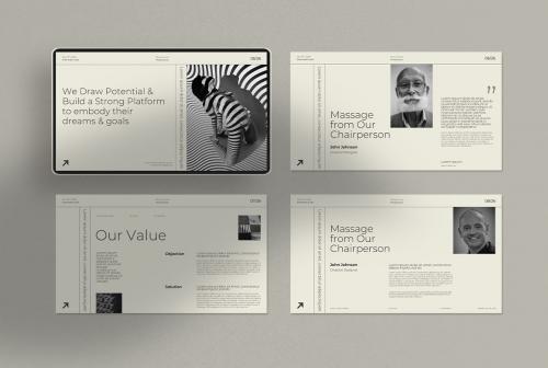 Monochrome Business Presentation Template