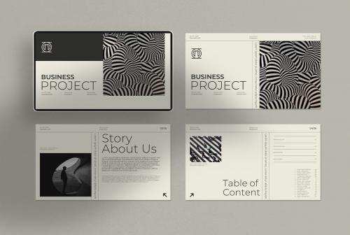 Monochrome Business Presentation Template