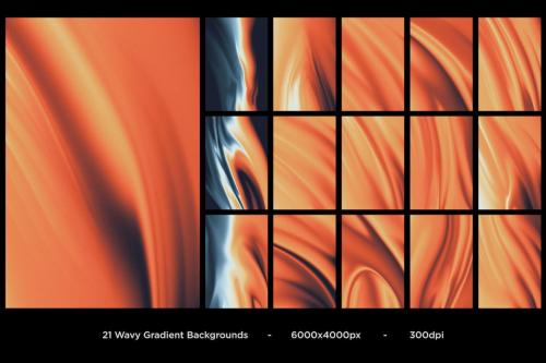 21 Wavy Gradient Backgrounds