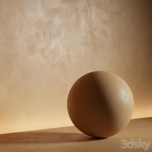 Decorative plaster. Seamless decorative plaster material 6 colors. 41