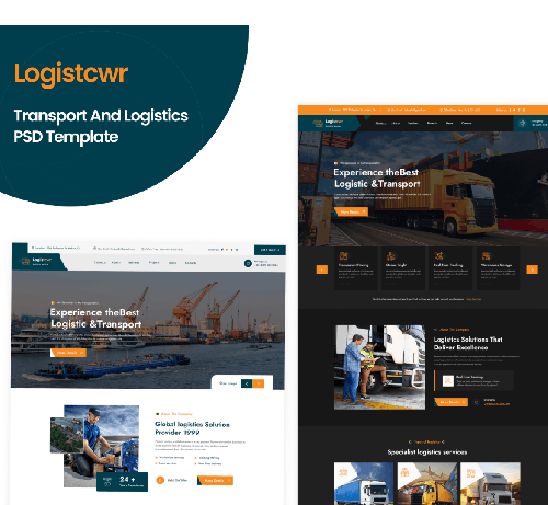 Logistcwr-Transport and Logistics PSD Template