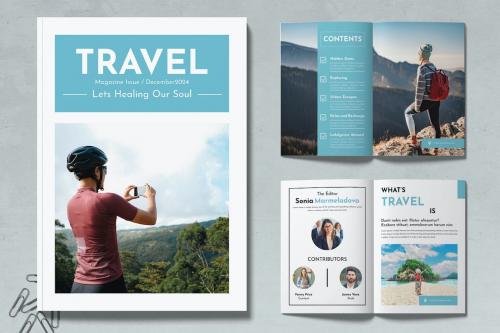 Travel Magazine Template