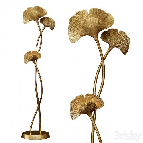 Floor lamp GINKGO BILOBA by Chrystiane Charles