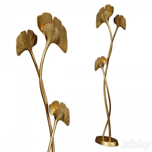 Floor lamp GINKGO BILOBA by Chrystiane Charles