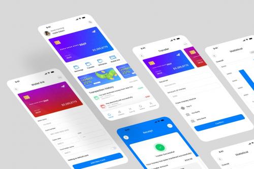 Travis E-Wallet App UI Kit