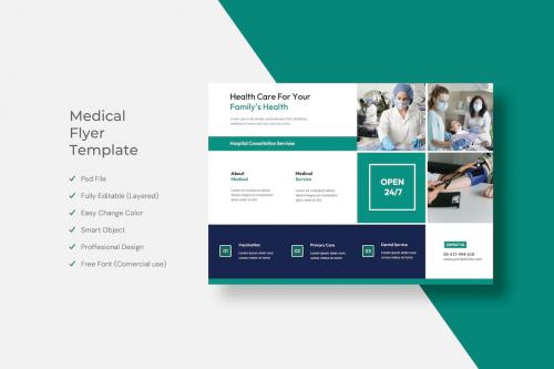 Medical Flyer Template Design