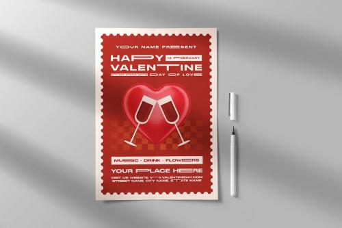 Valentine's Template Flyer