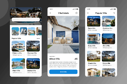 Rent Villa Mobile Apps