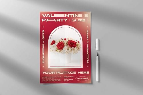 Valentine's Template Flyer