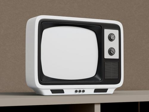 Vintage Retro TV Mockup Set