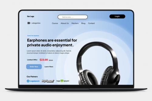 Eartric - Gadget & Electronic Landing Page