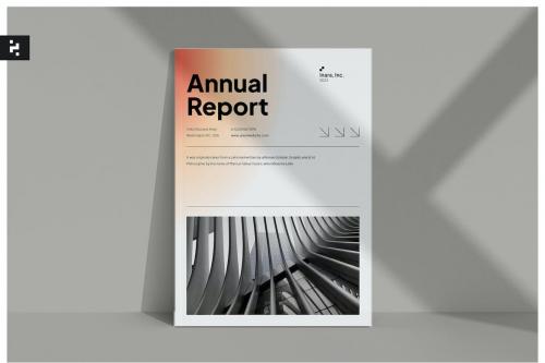 Annual Report Modern Swiss Style