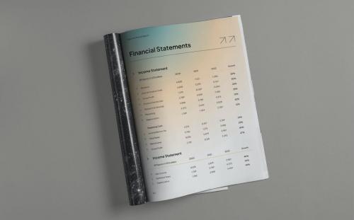 Annual Report Modern Swiss Style