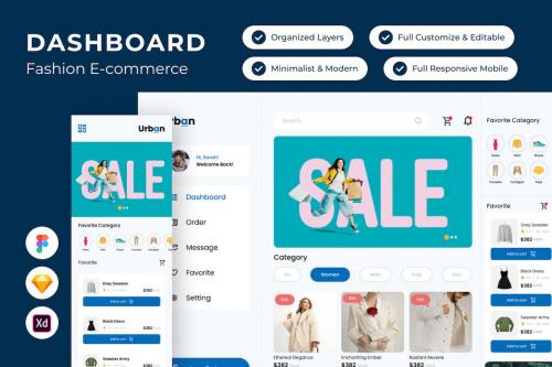 Urban - Dashboard Fashion E-commerce