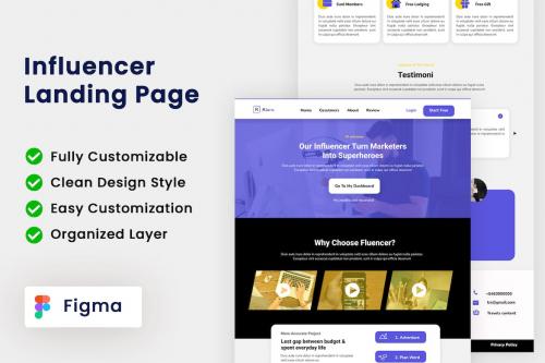 Kiana - Influencer Landing Page