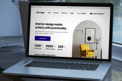 Interior Design Landing Page