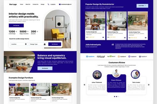 Interior Design Landing Page