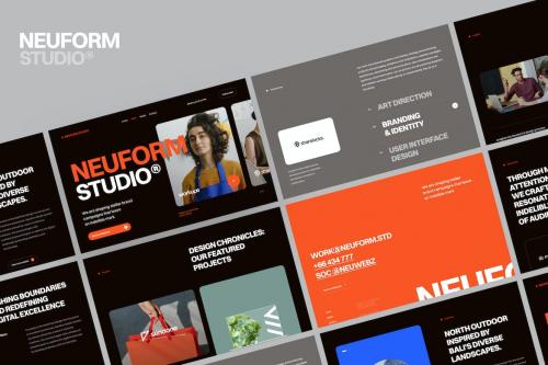 Figma UI Template for Digital Agency Website