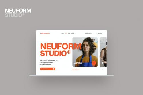 Figma UI Template for Digital Agency Website