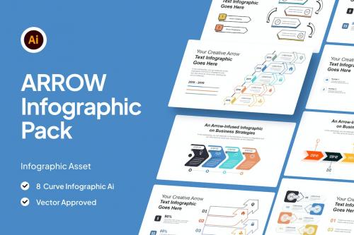 Arrows Infographic Asset Illustrator