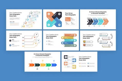 Arrows Infographic Asset Illustrator