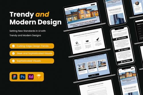 Elegant Estates - Real Estate Landing Page