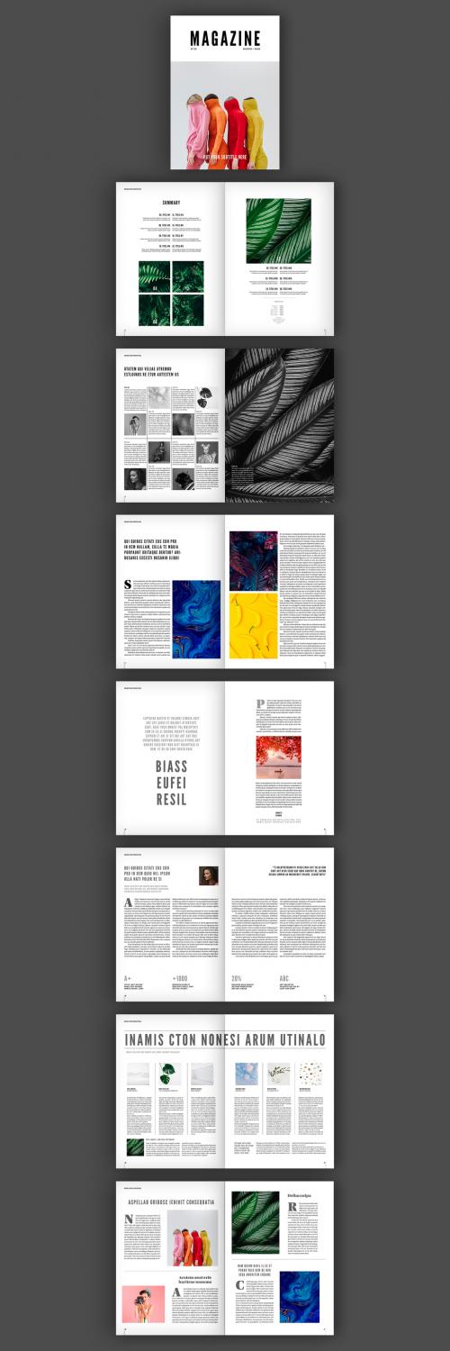 Minimalist Magazine Layout - 354736317